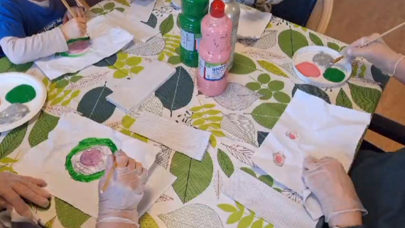 PROGETTO INTERGENERAZIONALE D'ARTE ALLA RSA S. EDOARDO