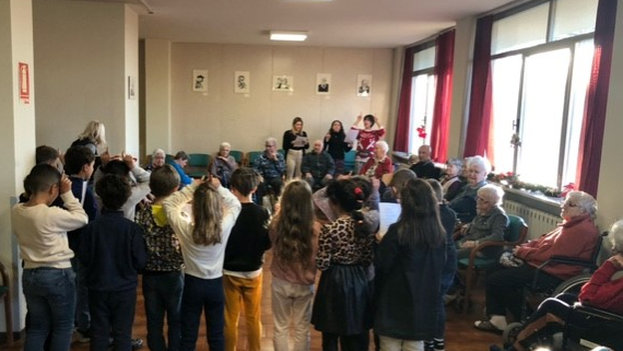 AUGURI SPECIALI AGLI OSPITI DELLA RSA VILLA NIZZIA DI FAVRIA